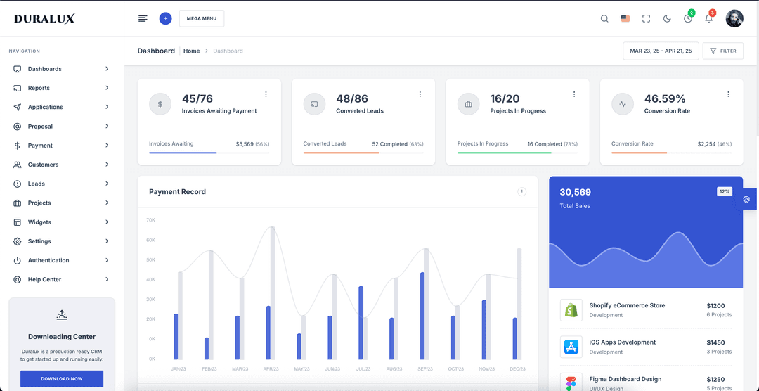 Duralux Pvt Ltd - CRM & Inventory Management System